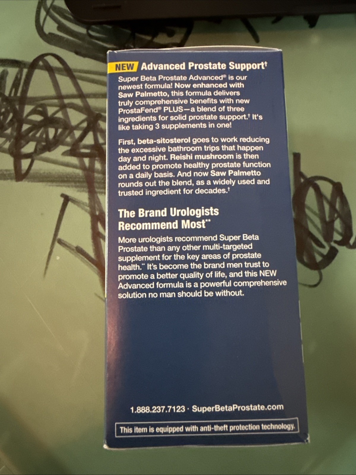 Super Beta Prostate Advanced + Saw Palmetto 60 Caplets – Exp: 02/2028+