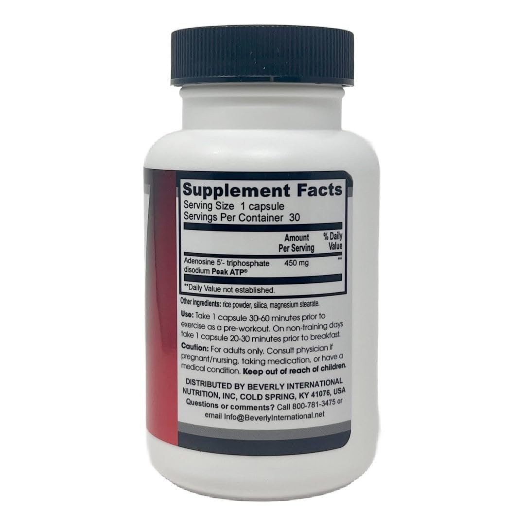 PEAK ATP Nutritional Supplement for Athletes Energy Recovery Heart Health 450mg