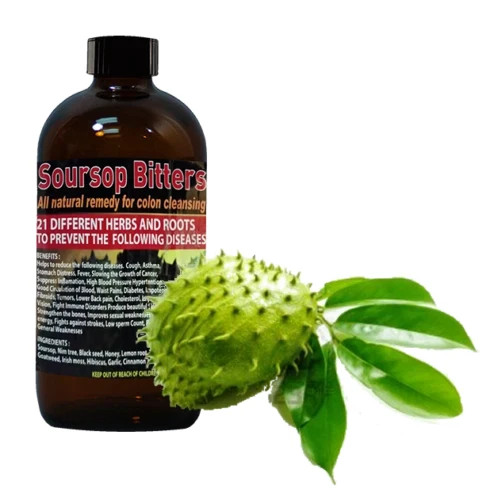 Amenazel Soursop Bitters 16oz Colon Cleanser – Natural Remedy