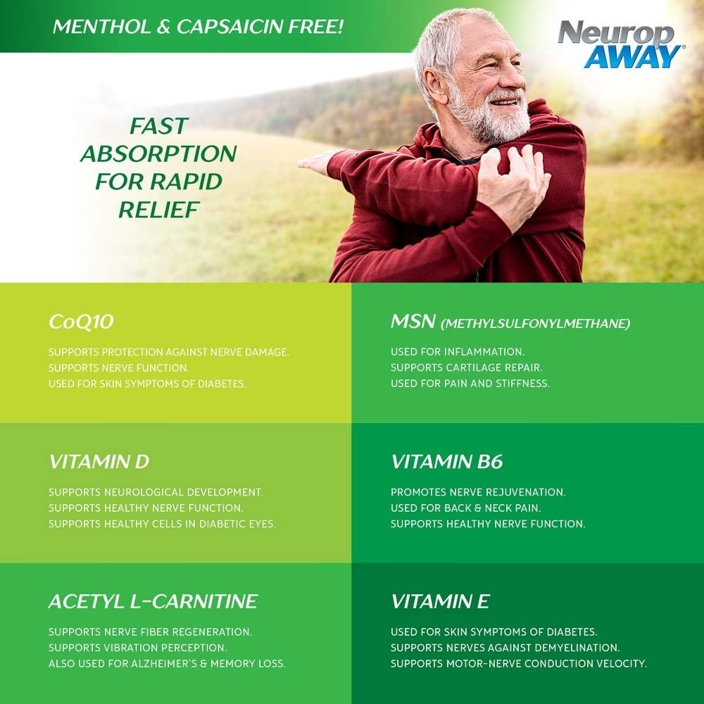 ® Maximum Strength Gel, for Nerve discomfort, Burning, Tingling, and Numbness…
