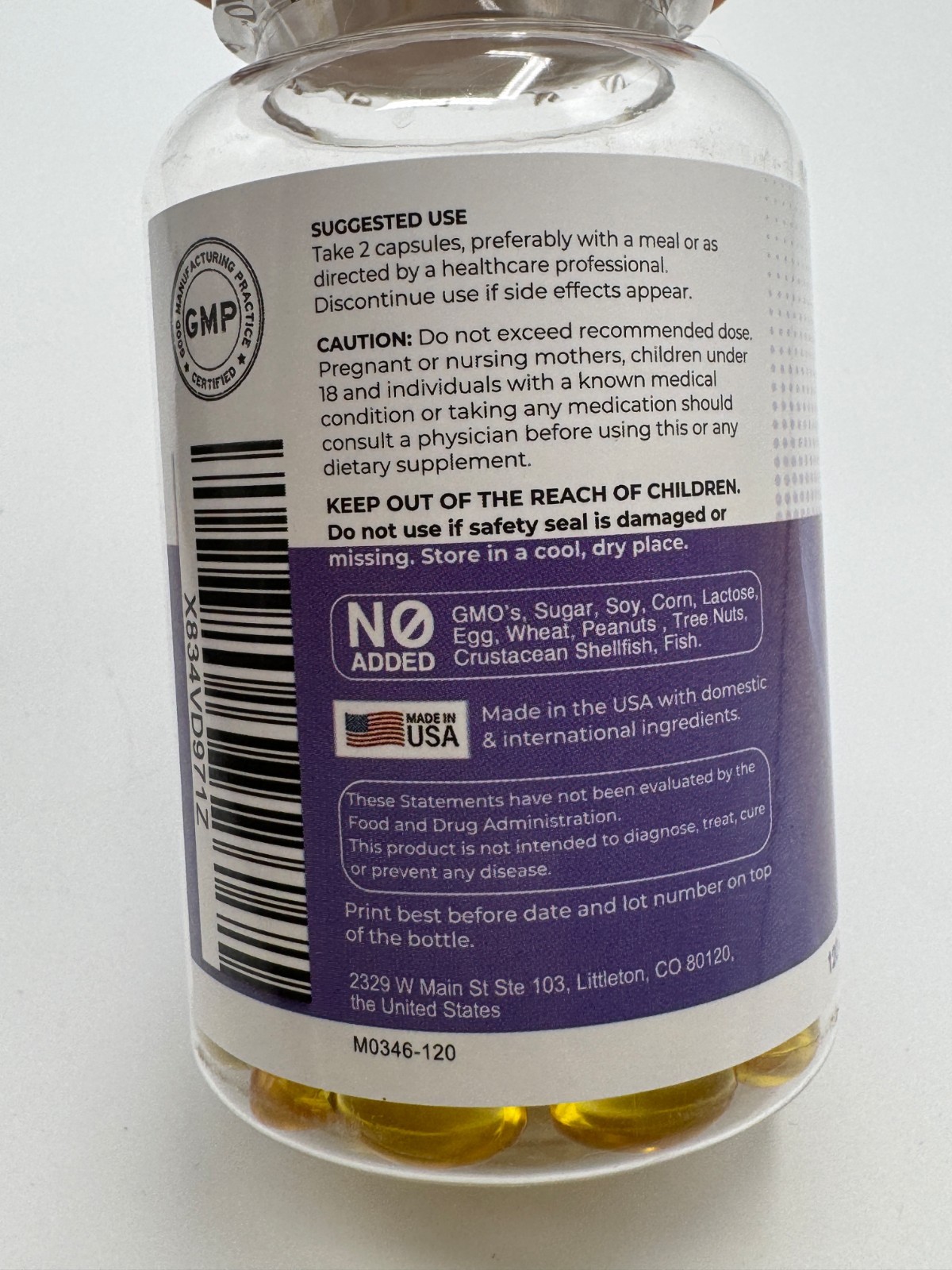 GREVIP Relieve Sciatica 120 Capsules Nerve Support R-Alpha Lipoic EXP: 3/2028