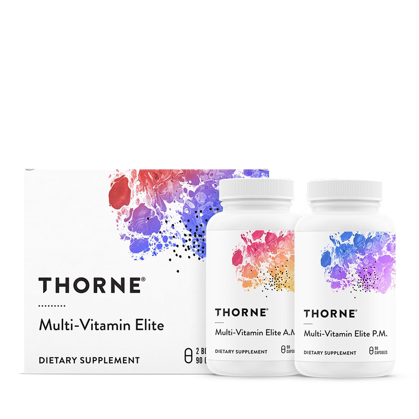 THORNE – Multi-Vitamin Elite – Daily Nutritional 90 Count (Pack of 2), White