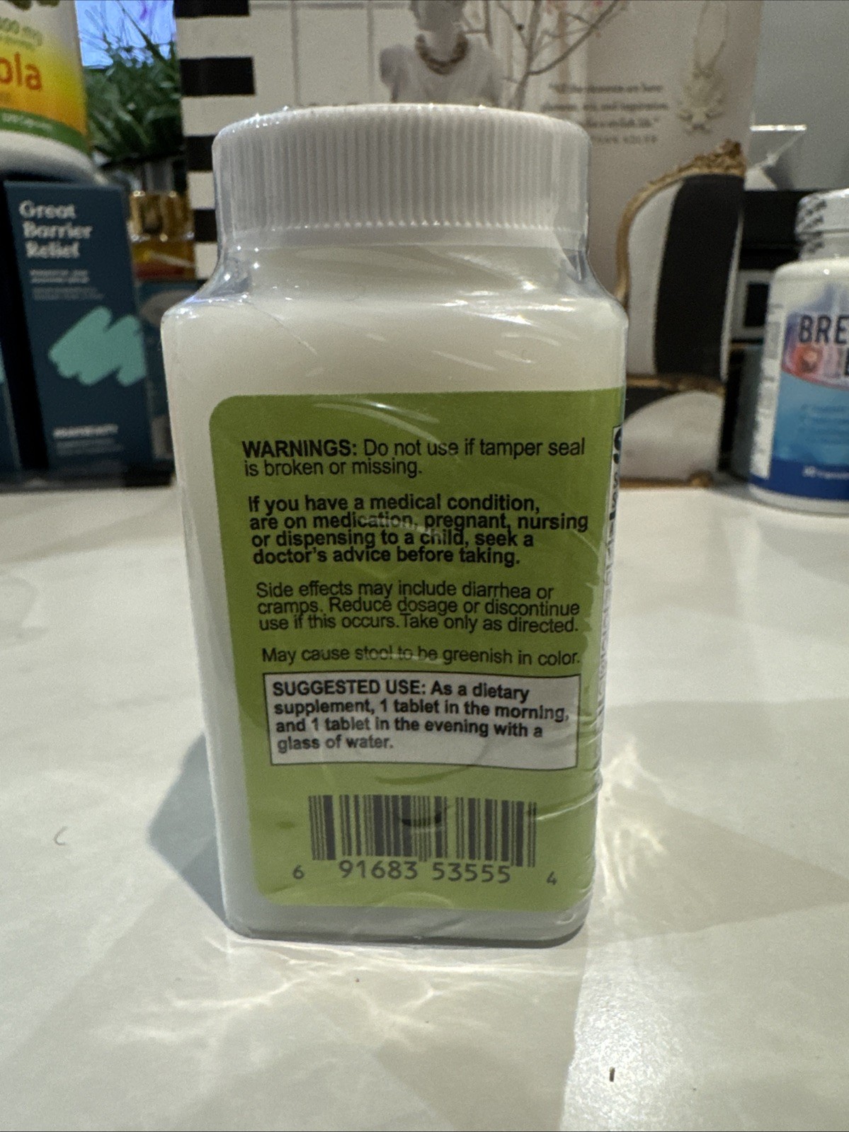 Body Mint Original – Plant-Based Internal Deodorant – 50 tablets – Exp 01/27