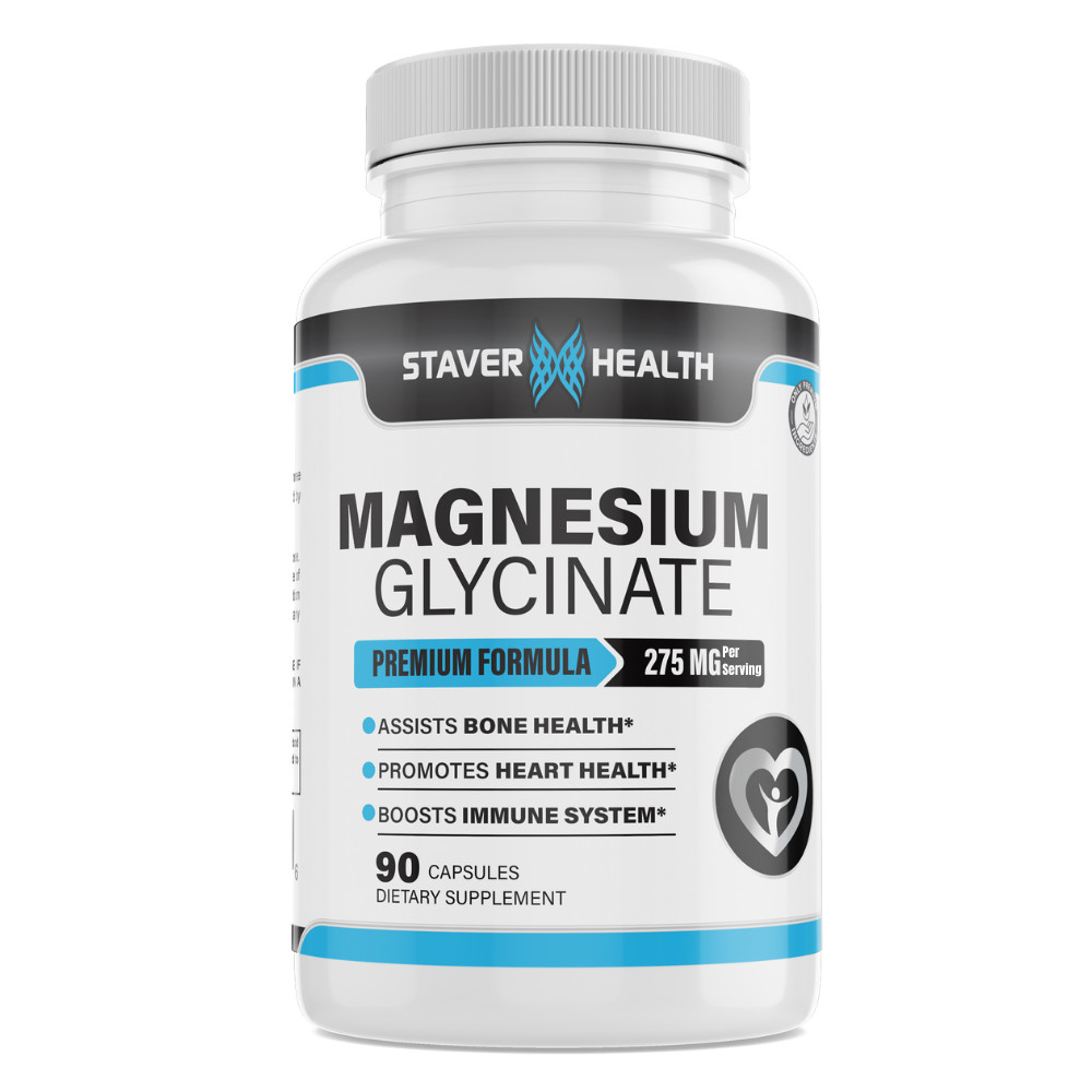 Magnesium Glycinate 275MG Improved Sleep, Stress & Anxiety Relief