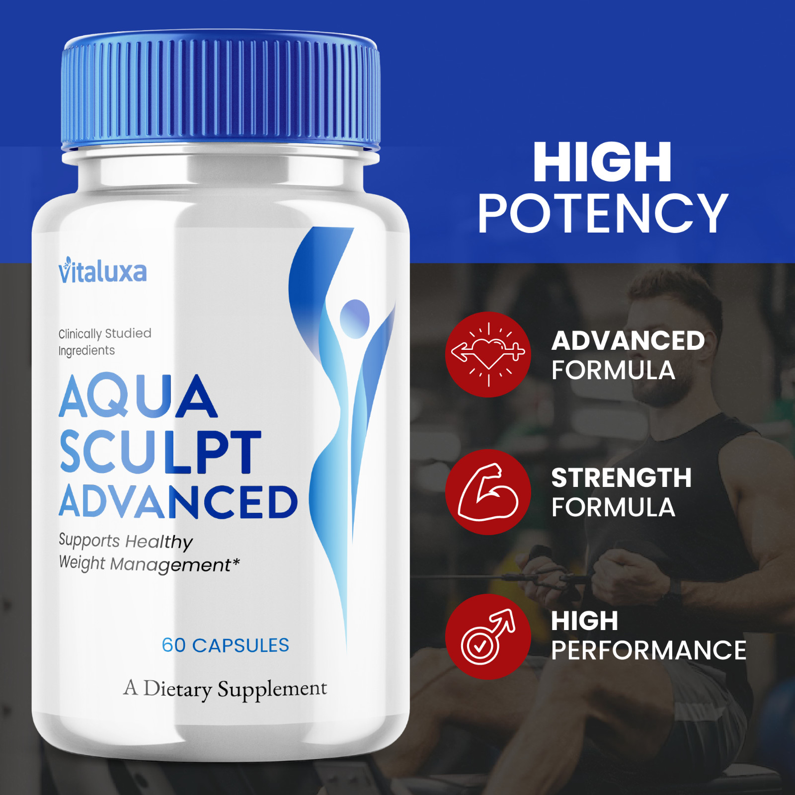 (3 Pack) Aqua Sculpt Advanced Pills, AquaSculpt Weight Management (180 Capsules)