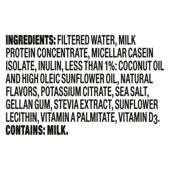 Oikos 30g Protein Shake Vanilla 12 fl oz Bottles 18 Pack High Protein Drink