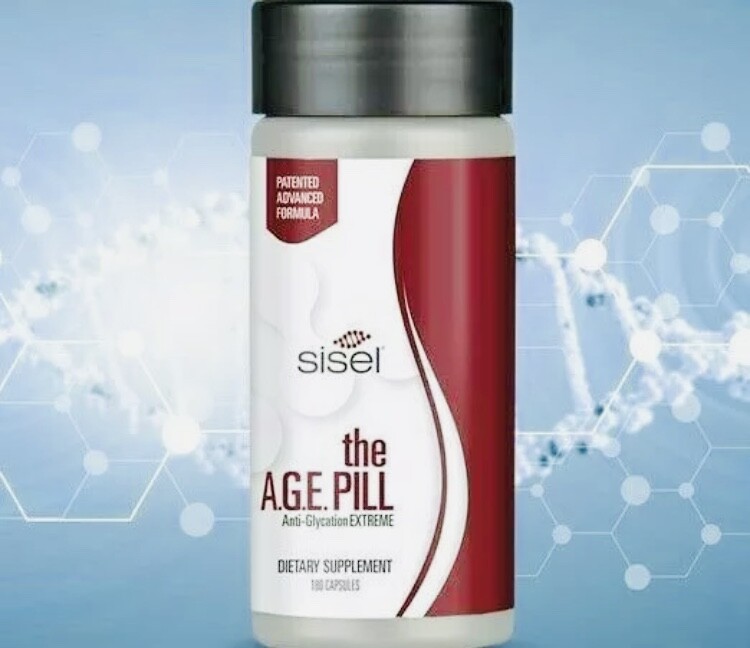 Sisel The AGE Pill Anti-Glycation EXTREME (A.G.E.) Formula(180 Caps) – 12/2026!