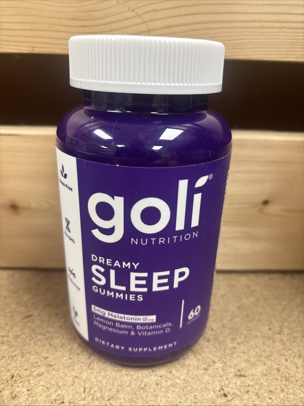 Goli Nutrition Dreamy Sleep Vitamin Gummies – 60 Ct exp 01/2028 New Sealed