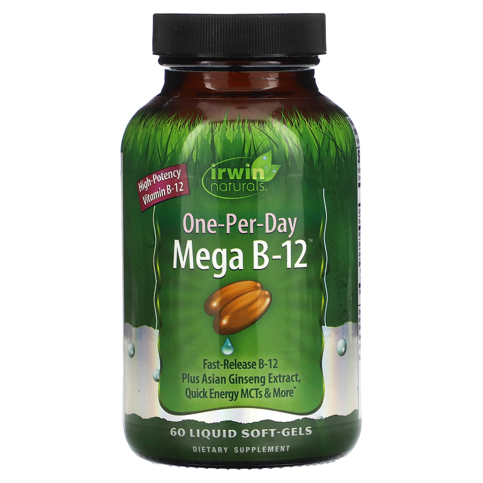 One-Per-Day, Mega B-12, 60 Liquid Soft-Gels