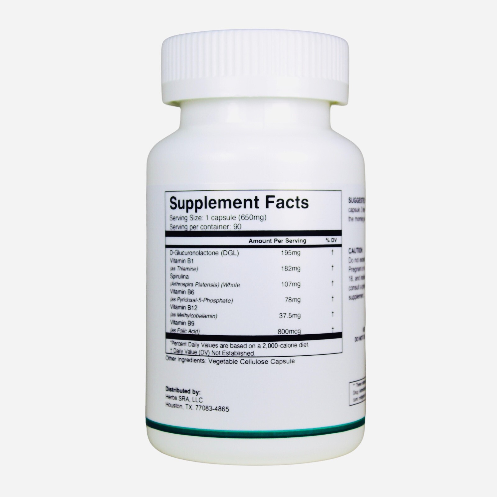 Energy Up, Enhance Energy, Increase ATP, Energy Complex, 90 Capsules, 750 mg.