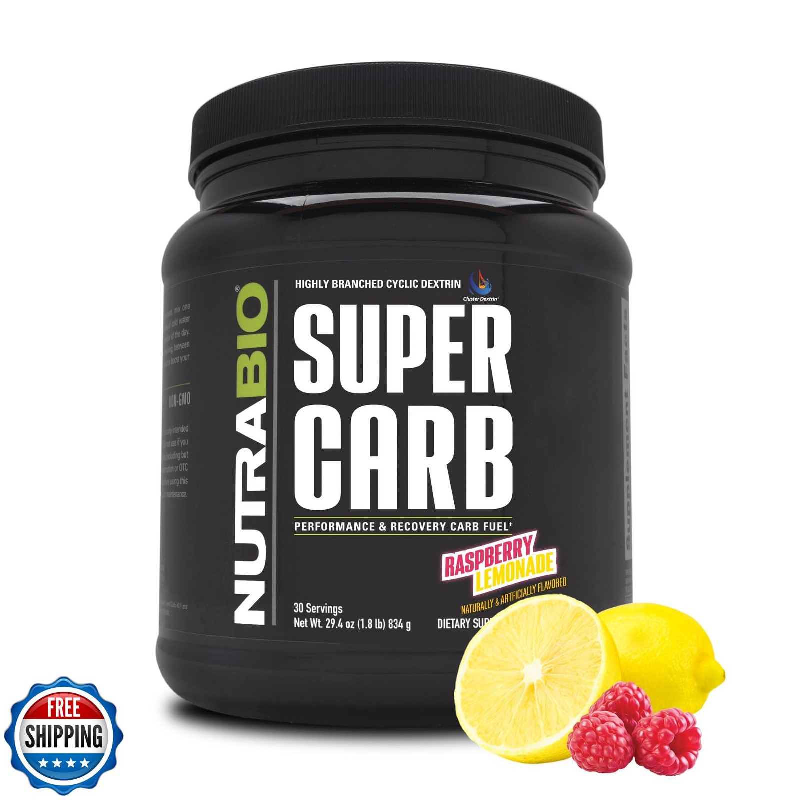 NutraBio Super Carb, Carbohydrate Powder with Cluster Dextrin and Electrolyte