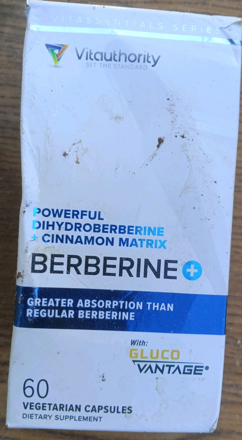 Vitauthority Extra Strength Berberine with Ceylon Cinnamon 60 caps Exp:05/26