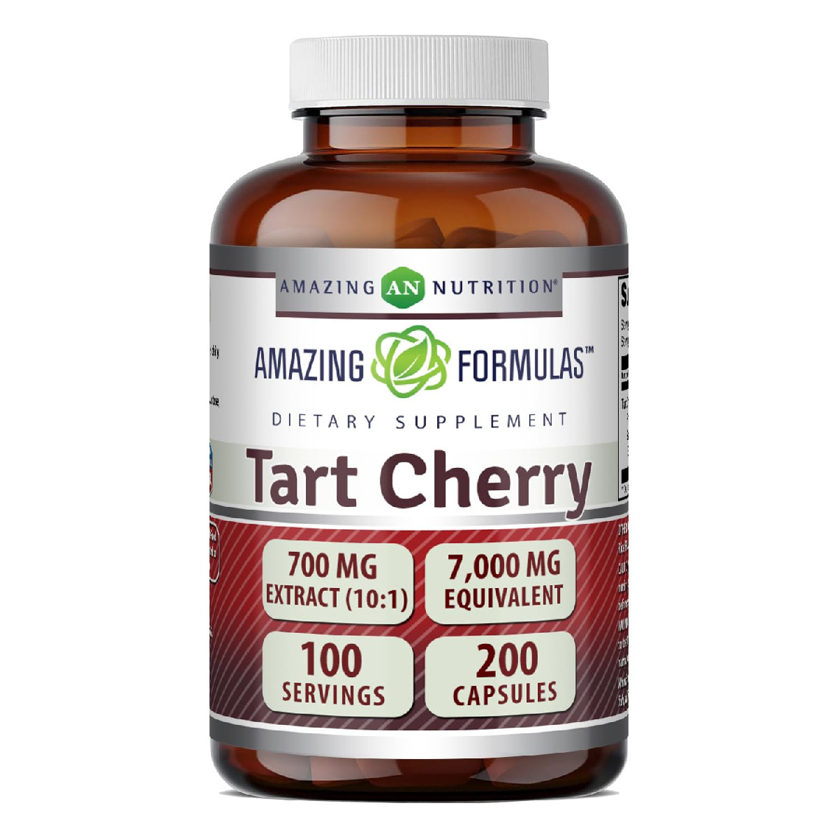 Amazing Nutrition Amazing Formulas Tart Cherry 700 Mg Standardized 101 Extract