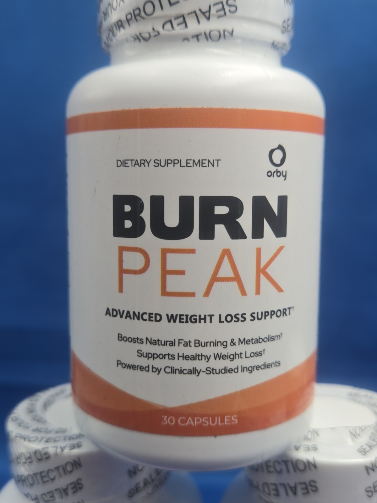 4 Bottles BURN PEAK Advanced Weight Management Fat Burner (120 Capsules) 10/2028
