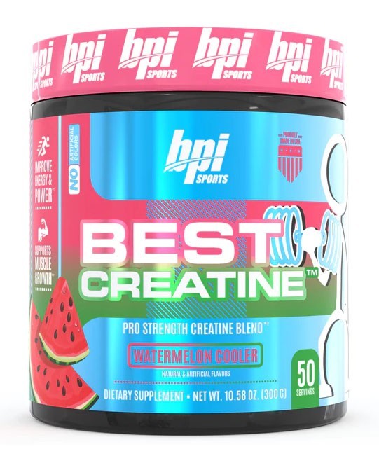 BPI Sports Best Creatine For Muscle Growth Watermelon 50 Servings – ***CLUMPY***