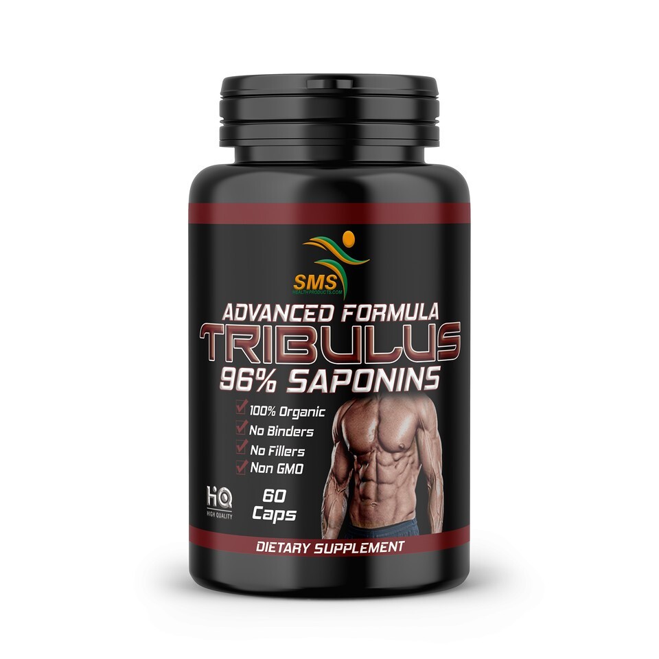 TRIBULUS TERRESTRIS 7500mg EXTRACT 96% SAPONINS MEN DIETARY SUPPLEMENT ORGANIC