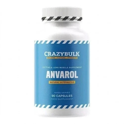 CrazyBulk ANVAROL for Cutting & Lean Muscle Supplement – 90 Capsules, FREE SHIP