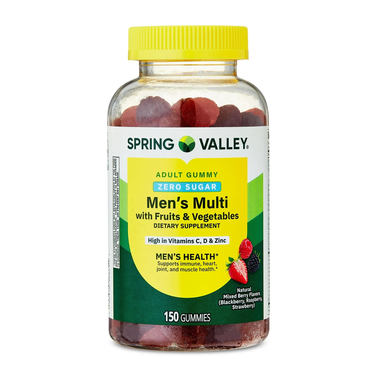 Spring Valley Zero Sugar Men’s Multi Gummy 150 Count