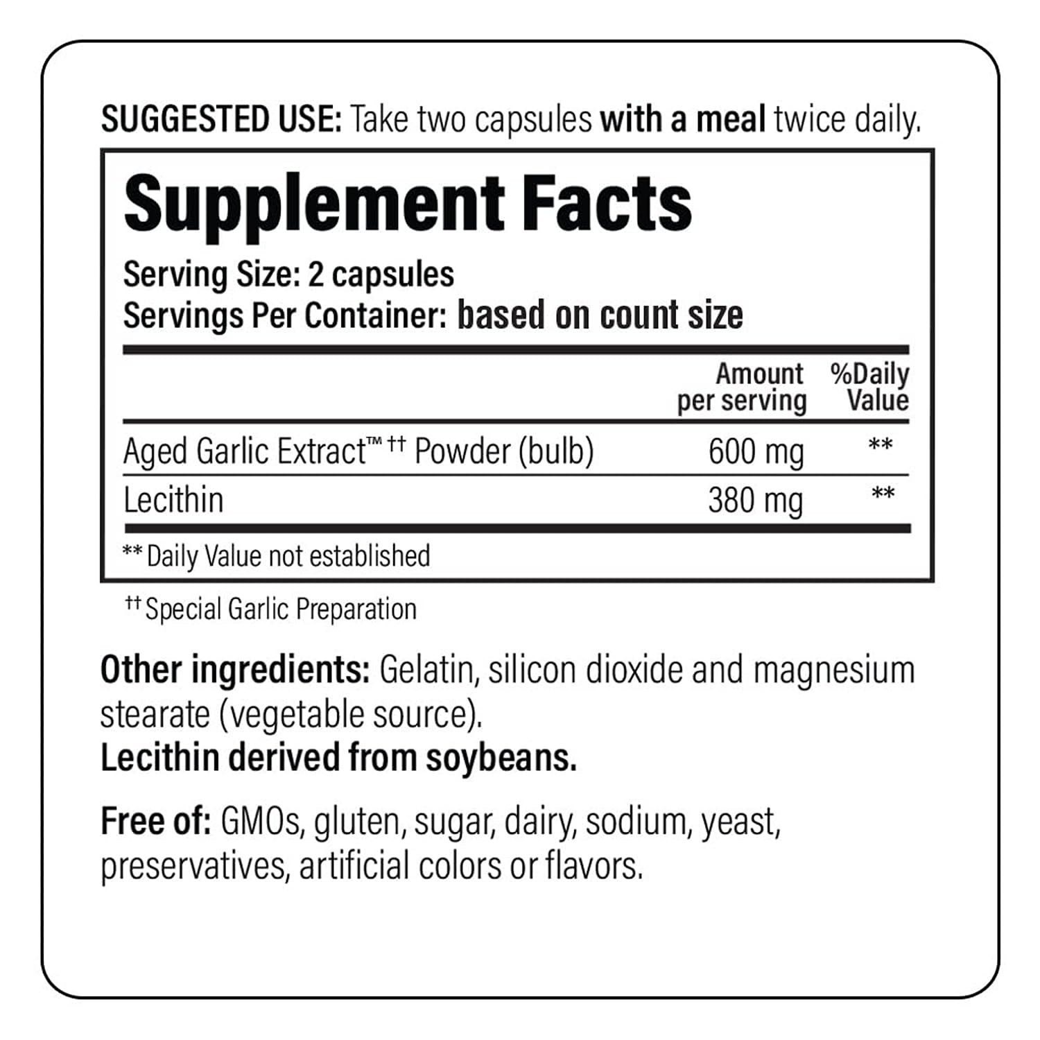 Kyolic Aged Garlic Extract Formula 104, 100 Count (Pack of 1), No Color