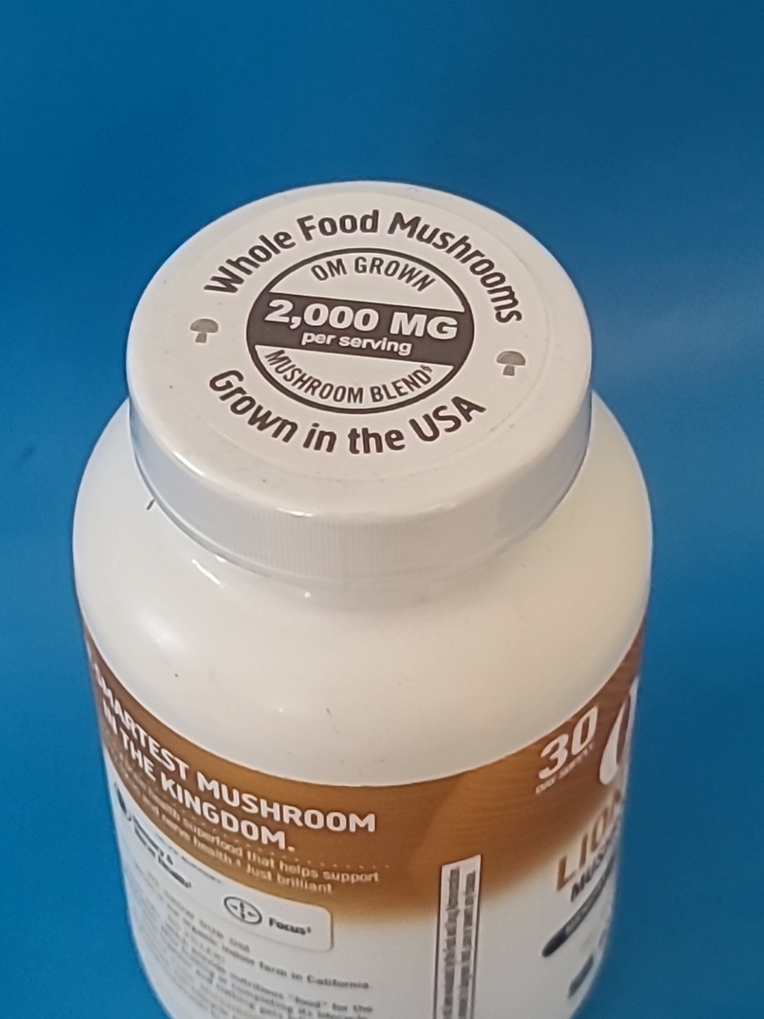 LION’S MANE • 90 VEGETABLE CAPSULES By Om MUSHROOMS • EXP : 09/2026