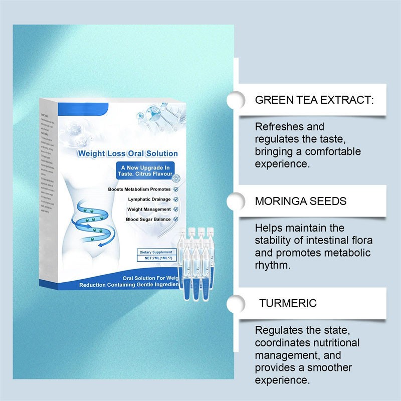 7-35pc GLP -1 Six-in-One Health Solution Oral Liquld,One Bottle To Target It All