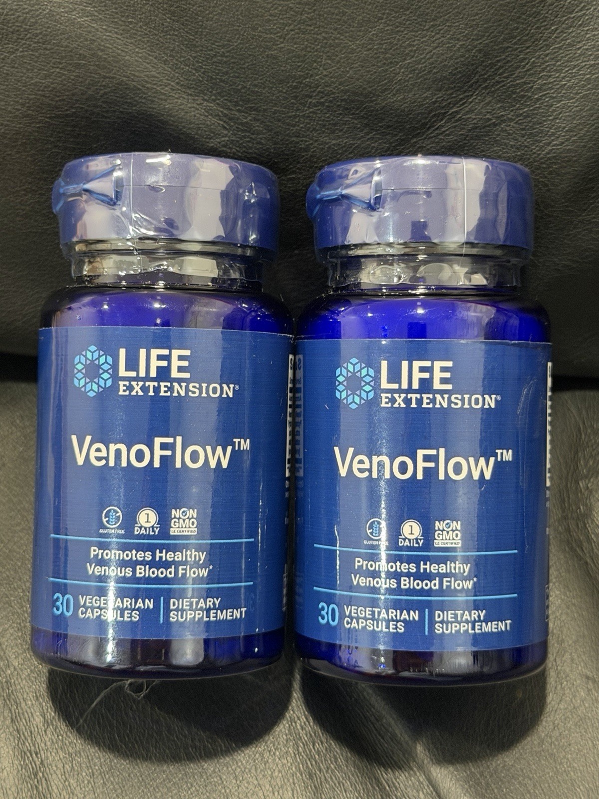 2 pk Life Extension VenoFlow 200mg 30 Capsul Vegetarian Non-GMO Gluten-Free 2027