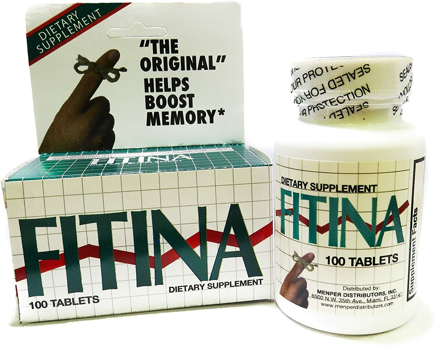 FIITINA Memory Support Supplement 100 Tablets