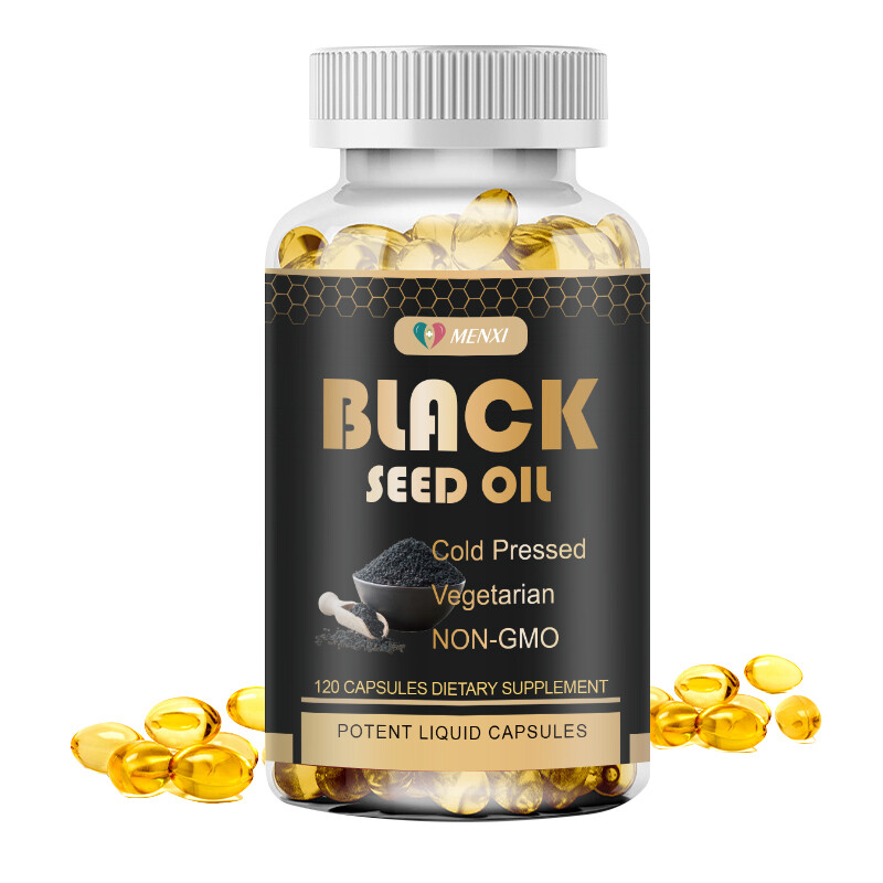 240 Black Seed Oil 1000mg – 100% Pure Organic COLD PRESSED Cumin Nigella Sativa