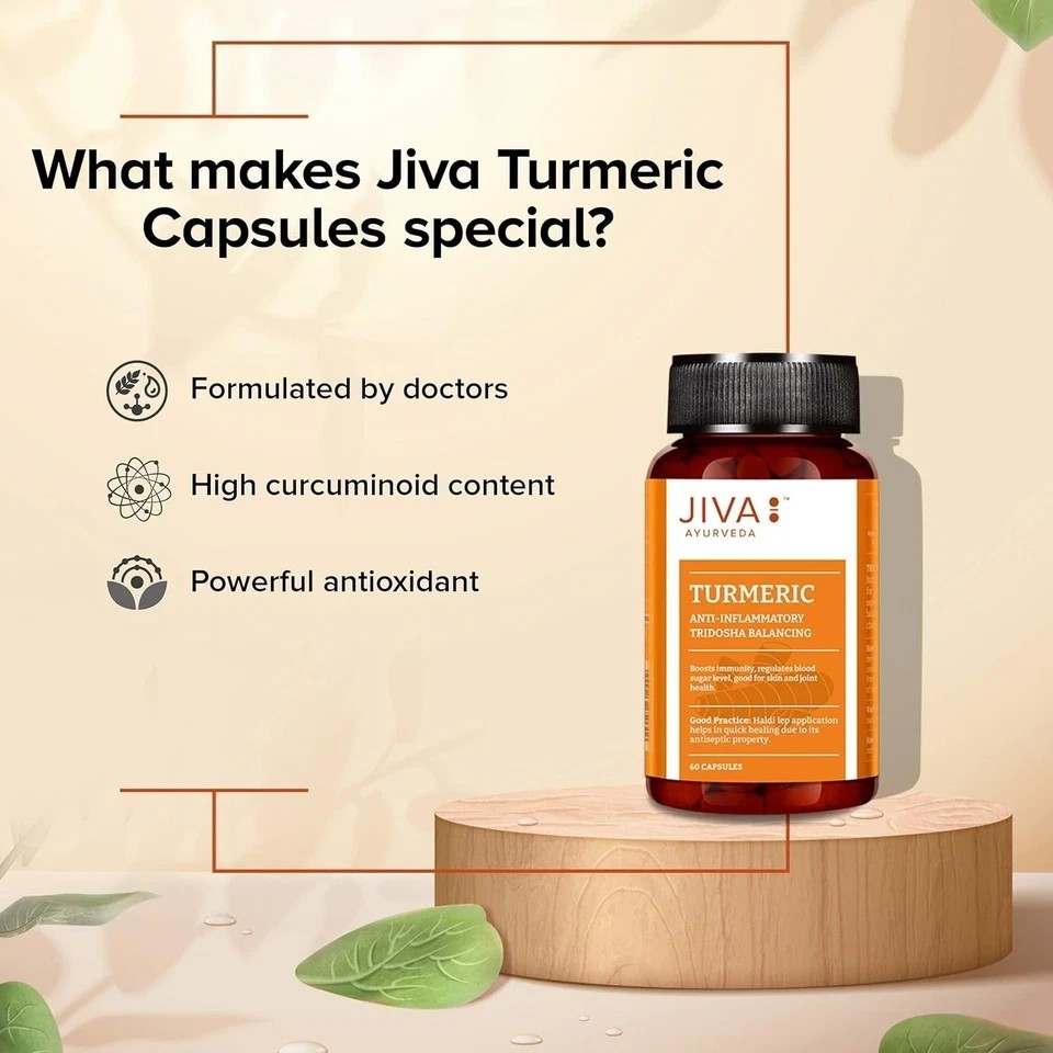 Turmeric Capsules | Boosts Immunity & Promotes Healthy Skin ( pack of 3 ) J902