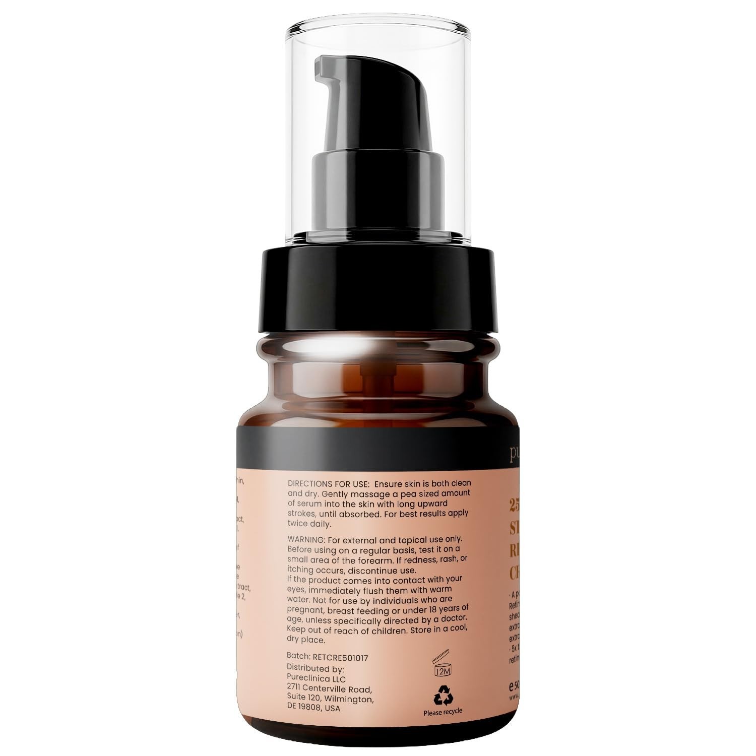 250% Strength Retinol Cream – 50ml/ 1.7 fl. oz. Potent Anti-Aging, with 2.