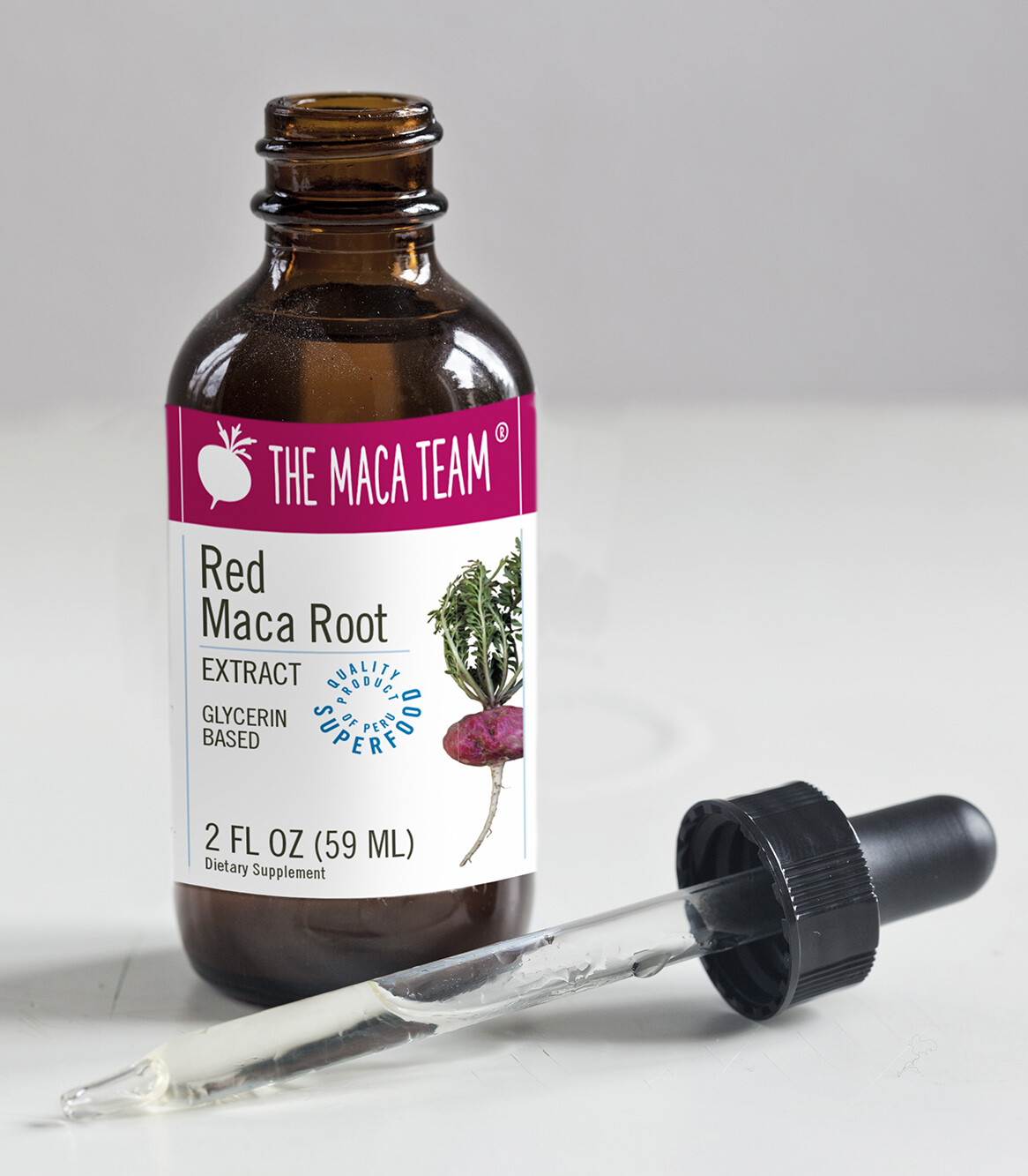 Red Maca Liquid Extract – Alcohol Free – Made from Red Maca Roots from Peru