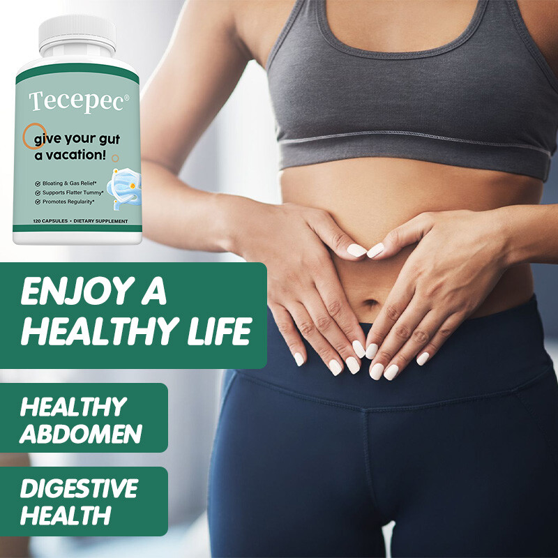 Gut Health Capsules, Bloating,Gas Relief, Supports Digestive And Immune Health
