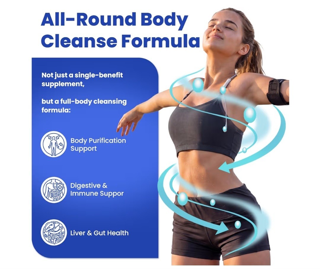 Vcvaa Complete Binder Detox+ Detox Cleanse Capsules 120ct Vegan Gluten-Free