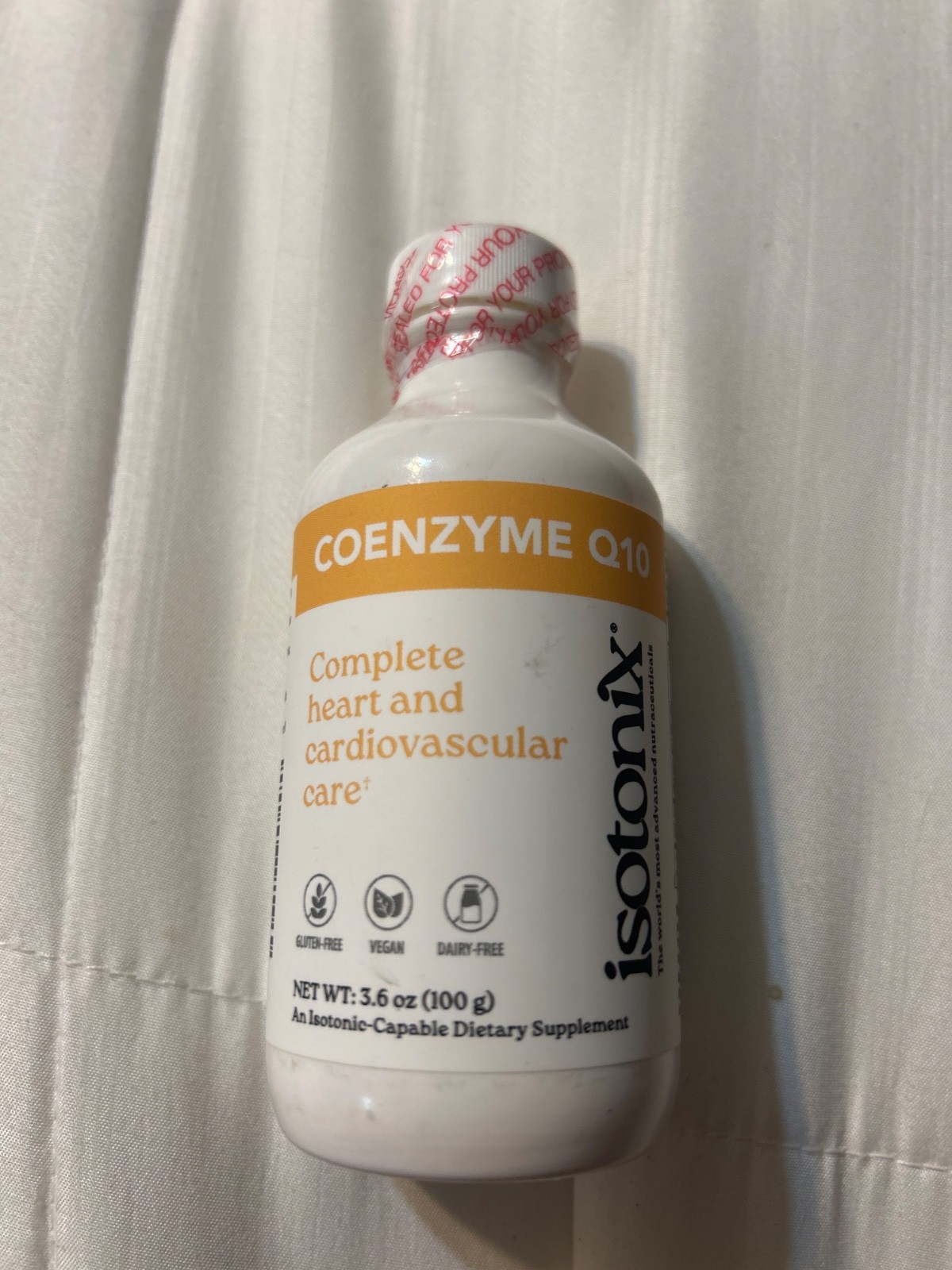 Isotonix Coenzyme Q10 Single Bottle 30 Servings Promotes Cardiovascular Health