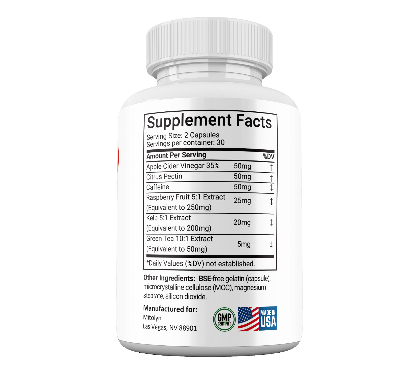 Mitolyn Capsules, Max Strength Supplement, Mito lyn Keto Pills (2 Pack)