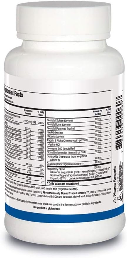BIOTICS RESEARCH Bio Immunozyme Forte Immune Support 90 Capsules