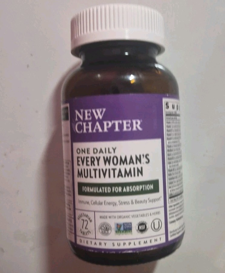 New Chapter Every Women’s Multivitamin 72 Tablets Ex6/26orbetter