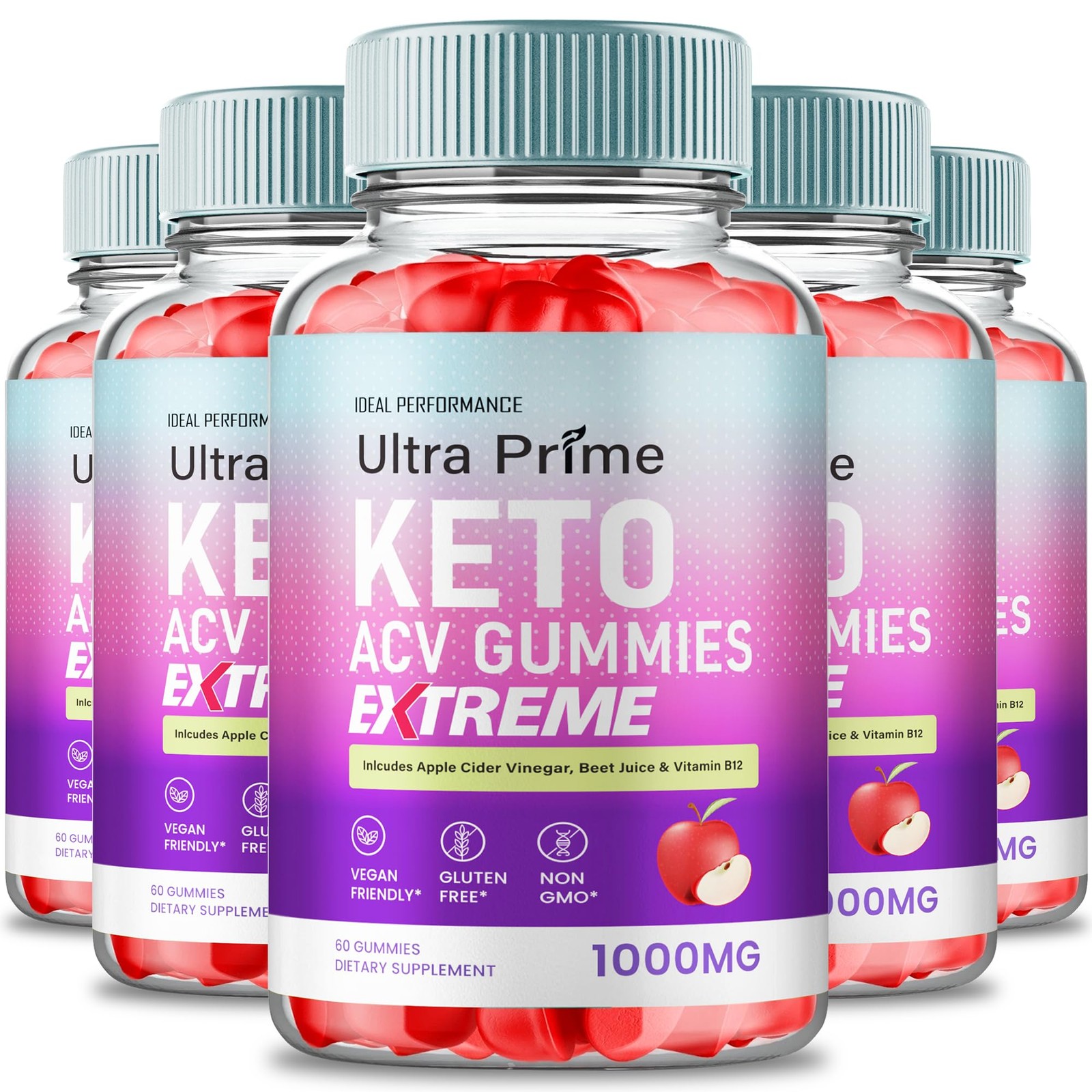 Ultra Prime General Wellness Supplement – 300 Gummies (5 Pack)