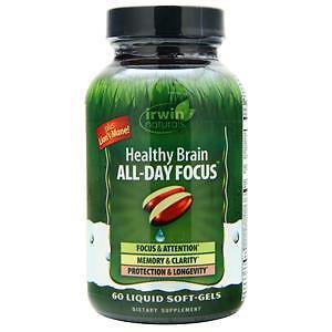 Irwin Naturals Healthy Brain All-Day Focus 60 sgels