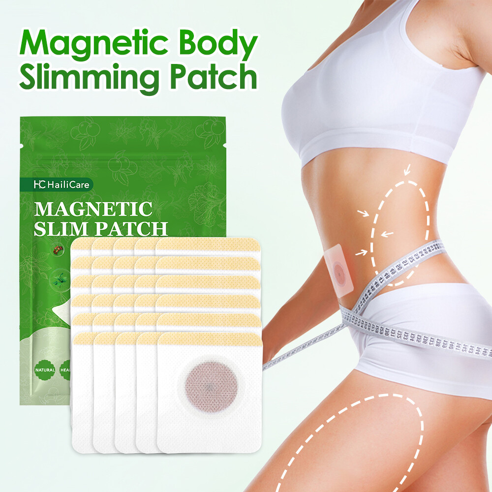 60PCS Magnetic Belly Slimming patch Natural Weight Loss Detox Burn Fat Adhesive