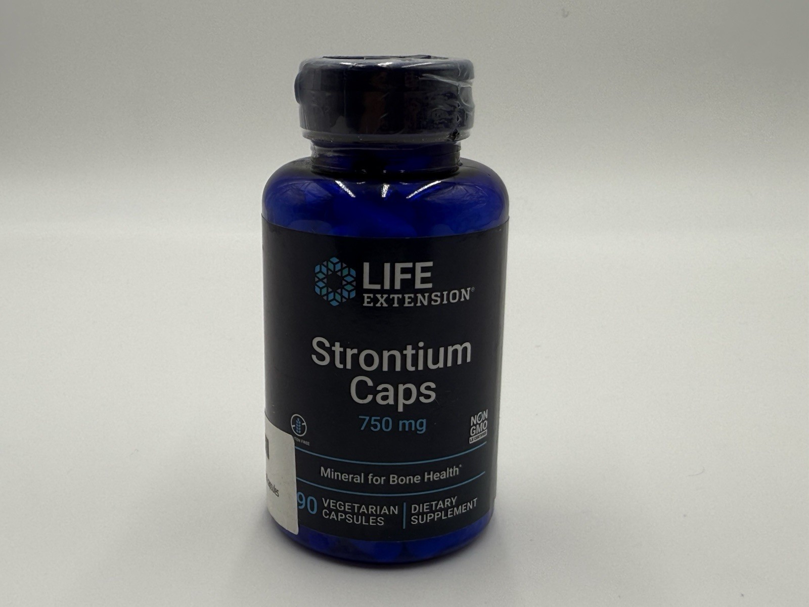 Life Extension Strontium Caps 750 mg 90 Veg Caps, Bone Health ~ Exp. 02/2026