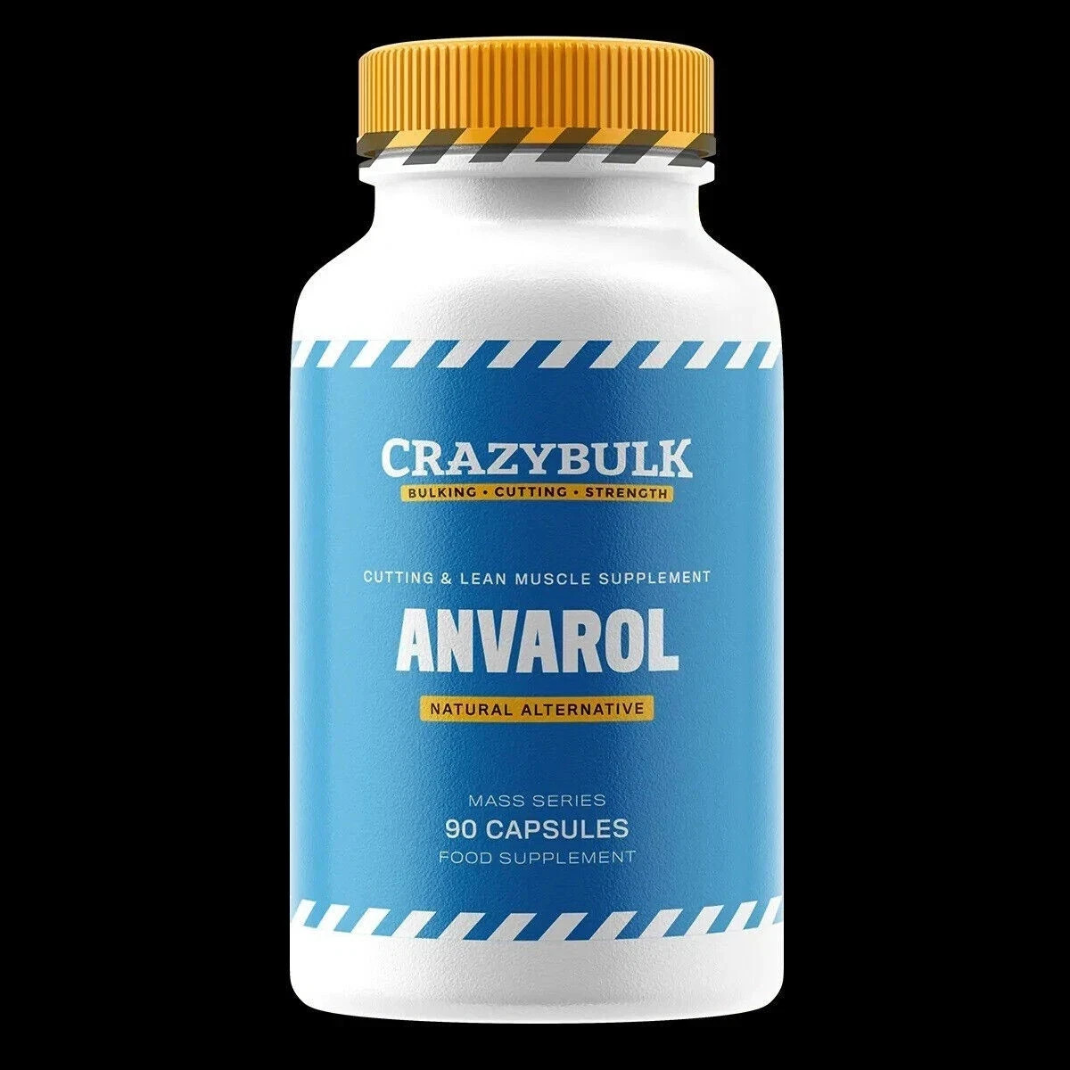 CrazyBulk ANVAROL for Cutting & Lean Muscle Supplement – 90 Capsules – Pack of 1
