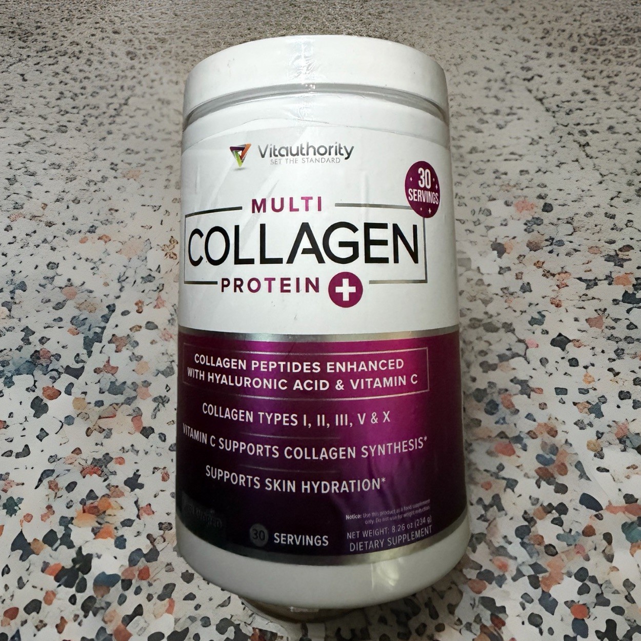 Vitauthority Multi Collagen Protein Powder Collagen Types I-V Hyaluronic Acid V…