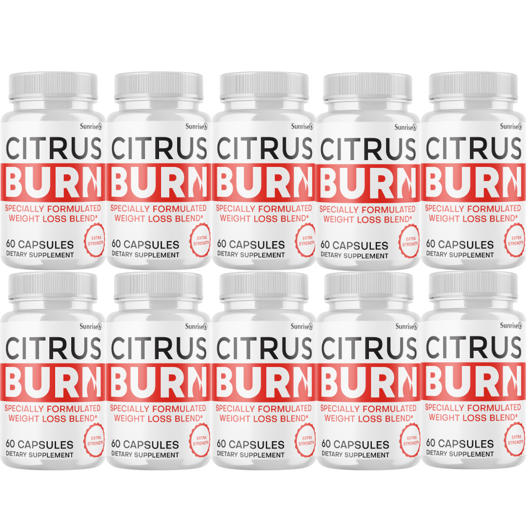 Citrus Burn Weight Loss Supplement, (10 Pack) Official Fat Burn Formula