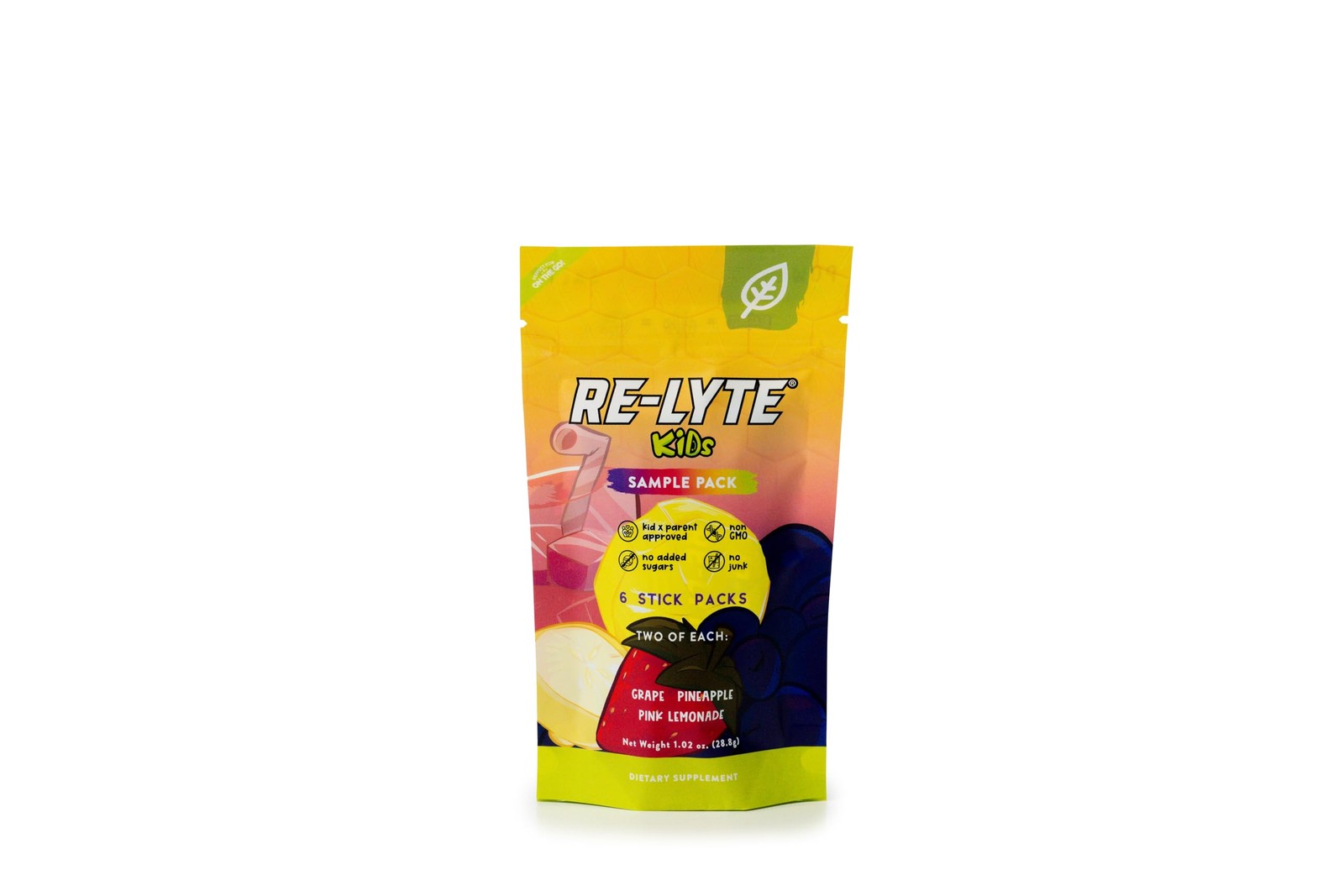 REDMOND ReLyte Kids Hydration Electrolyte Mix Powder, Sample Pack 6 Ct.