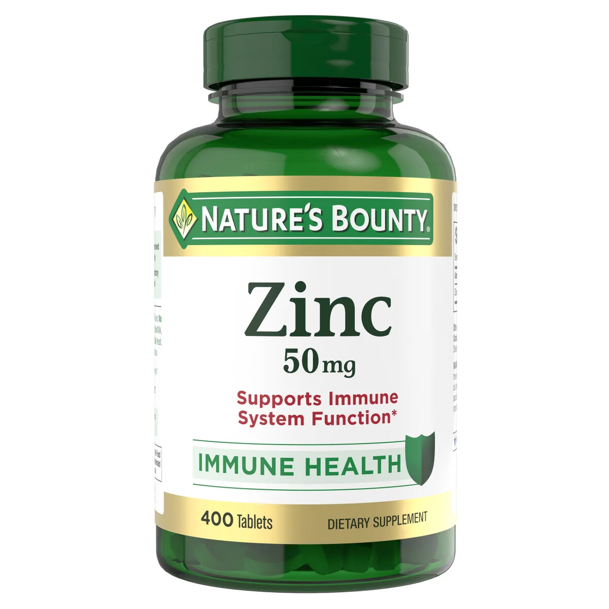 Nature’s Bounty Zinc 50 mg 400 Tablet Support Immume System EXP 05/2026