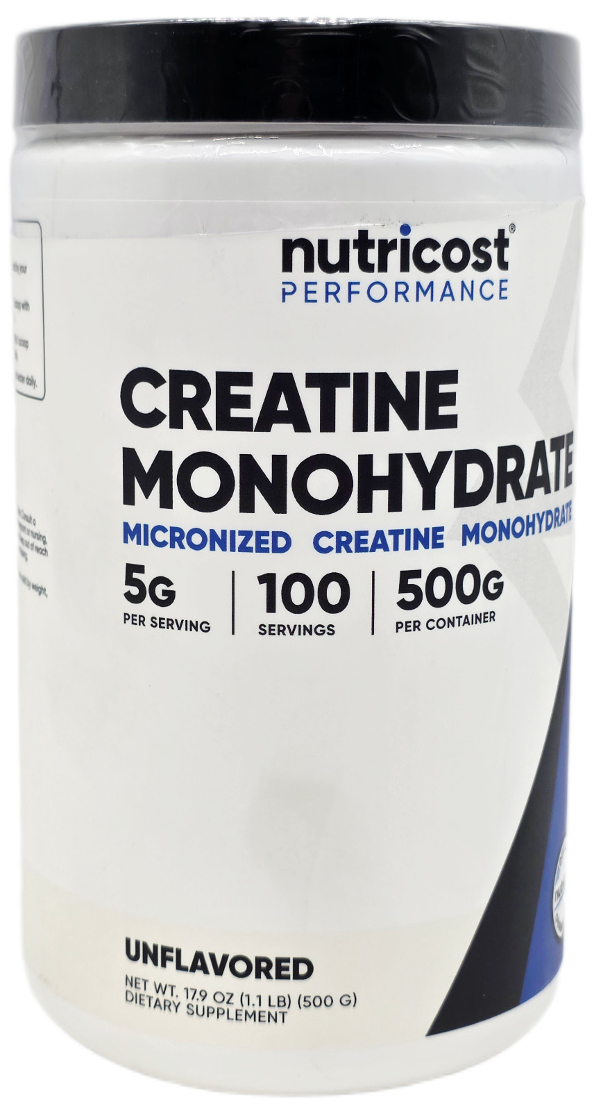 Nutricost Performance Creatine Monohydrate Powder 17.9oz – Damaged Container