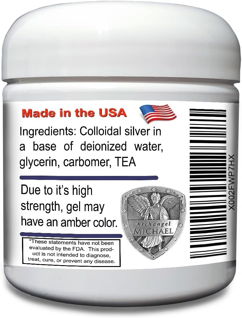 Advanced 4 oz Colloidal Silver Gel – Fast-Acting Skin Treatment for Irritations