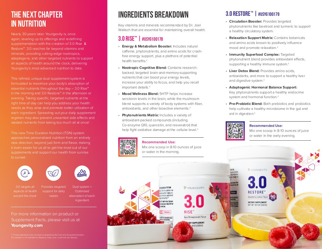 Youngevity Dr. Wallach 3.0 Rise & Restore™
