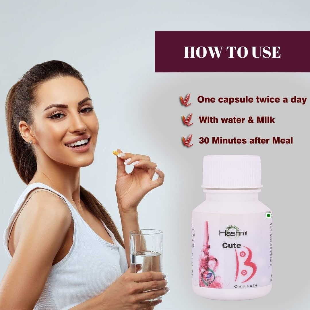 Hashmi Cute B Breast Reduction 20 Capsule for Women Capsule